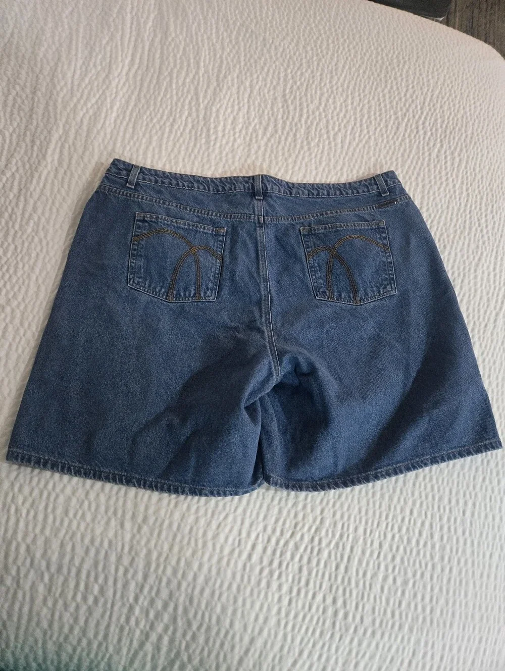 liz claiborne Vintage Denim Baggy Shorts, Classic Fit Size 22 W